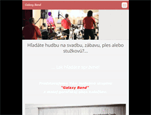 Tablet Screenshot of galaxy-band.webnode.sk