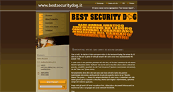 Desktop Screenshot of bestsecuritydog.webnode.com