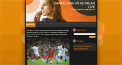 Desktop Screenshot of barcelonavsacmilanlive.webnode.com
