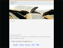 Tablet Screenshot of gospel-mais.webnode.com.br