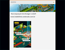Tablet Screenshot of habbilinks.webnode.com.br
