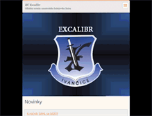 Tablet Screenshot of hcexcalibr.webnode.cz