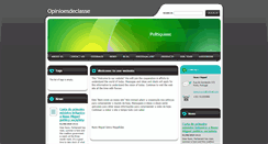 Desktop Screenshot of opinioesdeclasse.webnode.com