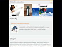 Tablet Screenshot of finmark-reklama.webnode.sk