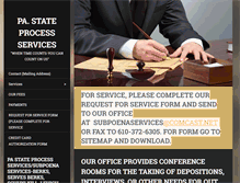 Tablet Screenshot of civilprocessservices.webnode.com