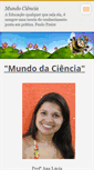 Mobile Screenshot of mundociencia.webnode.com.br