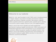 Tablet Screenshot of bella-makeup.webnode.com