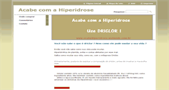 Desktop Screenshot of acabehiperidrose.webnode.com.br