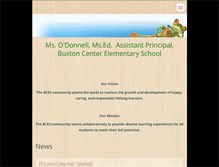 Tablet Screenshot of msodonnellbces.webnode.com