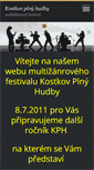 Mobile Screenshot of kostkovplnyhudby.webnode.cz