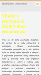 Mobile Screenshot of modrydom.webnode.sk