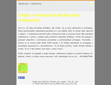Tablet Screenshot of modrydom.webnode.sk
