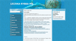 Desktop Screenshot of lecivka-rybka-mb.webnode.cz