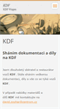 Mobile Screenshot of kdf.webnode.cz