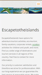 Mobile Screenshot of escapetotheislands.webnode.com