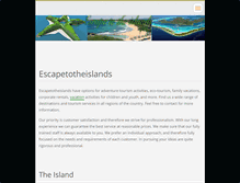 Tablet Screenshot of escapetotheislands.webnode.com