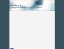 Tablet Screenshot of kmiloguitar.webnode.es