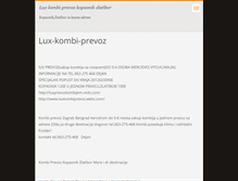 Tablet Screenshot of lux-kombi-prevoz.webnode.com