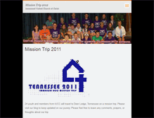 Tablet Screenshot of iuccmissiontrip.webnode.com