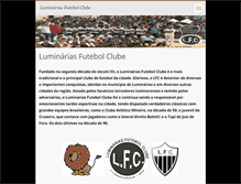 Tablet Screenshot of luminariasfutebolclube.webnode.com.br