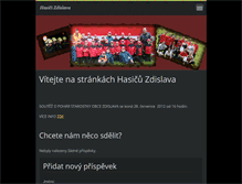 Tablet Screenshot of hasici-zdislava.webnode.cz