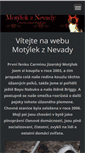 Mobile Screenshot of motylek-z-nevady.webnode.cz