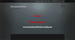 Desktop Screenshot of musicalwasmyfirstlove.webnode.com