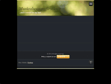 Tablet Screenshot of musicalwasmyfirstlove.webnode.com