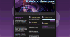 Desktop Screenshot of forrodosapatinho.webnode.com.br