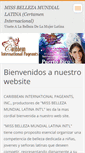 Mobile Screenshot of missbellezamundiallatina.webnode.es