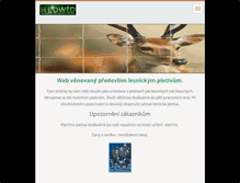 Tablet Screenshot of lesnickepletivo.webnode.cz