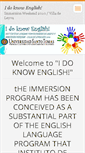 Mobile Screenshot of idoknowenglish.webnode.es