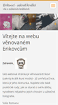 Mobile Screenshot of erikovci-zakrslykralici.webnode.cz