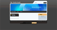 Desktop Screenshot of kamila-vesela.webnode.cz