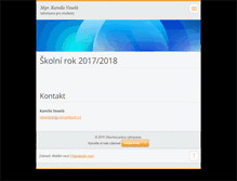 Tablet Screenshot of kamila-vesela.webnode.cz