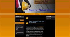 Desktop Screenshot of electricchainhoist.webnode.com