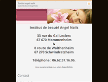 Tablet Screenshot of institut-angel-nails.webnode.fr
