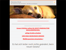 Tablet Screenshot of namenlose-hunde.webnode.at