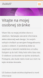 Mobile Screenshot of dk-personalpage.webnode.sk