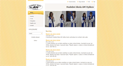 Desktop Screenshot of hudebniskola.webnode.cz