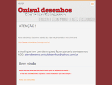 Tablet Screenshot of onisuldesenhos.webnode.com.br