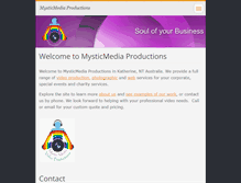 Tablet Screenshot of mysticmedia.webnode.com