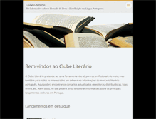 Tablet Screenshot of clubeliterario.webnode.pt