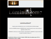 Tablet Screenshot of gluminussom7.webnode.com.br
