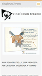 Mobile Screenshot of cineforumteramo.webnode.com