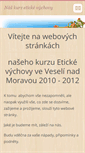 Mobile Screenshot of etickavychova.webnode.cz