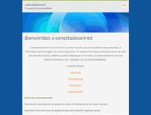 Tablet Screenshot of conectadosenred.webnode.es