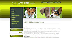 Desktop Screenshot of happydogs.webnode.cz