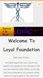 Mobile Screenshot of internationalloyalfoundation.webnode.com