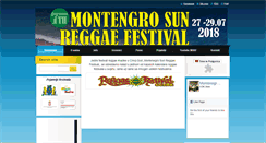 Desktop Screenshot of montenegrosunreggaefest.webnode.com